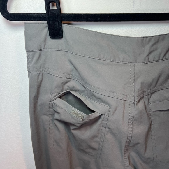 Columbia Women's Hiking Pants Gray Roll Up Lightweight Stretch Pockets Outdoor 4 - Picture 12 of 13